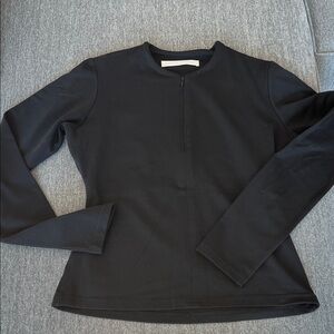 Susana Monaco Black Long Sleeve Top